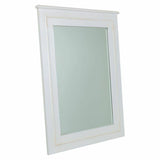 Wall mirror Alexandra House Living White 3 x 90 x 70 cm Rectangular-0