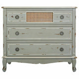 Chest of drawers Alexandra House Living Grey Rattan Fir wood MDF Wood 38 x 80 x 90 cm-5