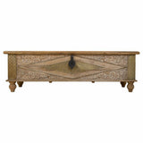 Chest Alexandra House Living Brass Mango wood 45 x 46 x 150 cm-6