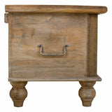 Chest Alexandra House Living Brass Mango wood 45 x 46 x 150 cm-4