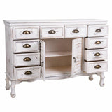 Sideboard Alexandra House Living White Paolownia wood 33 x 78 x 113 cm-6