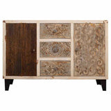 Sideboard Alexandra House Living Natural Mango wood 40 x 72 x 118 cm-5