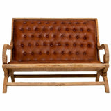 Sofa Alexandra House Living Brown 100 x 95 x 128 cm-6