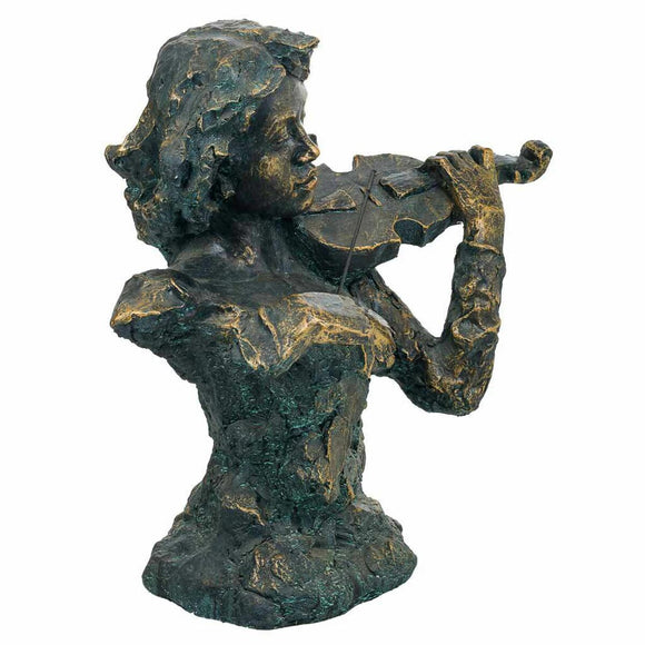 Decorative Figure Alexandra House Living Magnesium Music 35 x 61 x 61 cm-0