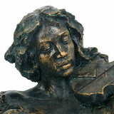 Decorative Figure Alexandra House Living Magnesium Music 35 x 61 x 61 cm-4