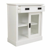 Hall Table with Drawers Alexandra House Living White MDF Wood 40 x 90 x 80 cm-4