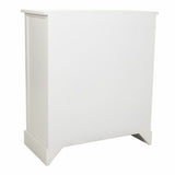 Hall Table with Drawers Alexandra House Living White MDF Wood 40 x 90 x 80 cm-3