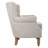 Armchair Alexandra House Living Light grey 59 x 87 x 73 cm-5