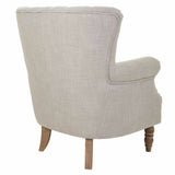 Armchair Alexandra House Living Light grey 59 x 87 x 73 cm-4