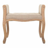 Bench Alexandra House Living Cream Rubber wood 48 x 60 x 71 cm-6