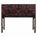 Hall Table with Drawers Alexandra House Living Red Fir wood MDF Wood 40 x 102 x 120 cm-4