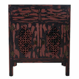 Hall Table with Drawers Alexandra House Living Red Fir wood MDF Wood 36 x 78 x 66 cm-6