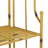 Shelves Alexandra House Living Yellow Ironwork 28 x 160 x 60 cm-2