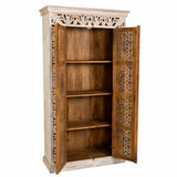 Cupboard Alexandra House Living Mango wood 40 x 188 x 102 cm-2