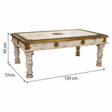 Centre Table Alexandra House Living Mango wood 77 x 45 x 120 cm-1