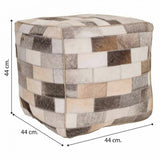 Pouffe Alexandra House Living Leather 44 x 44 x 44 cm-1