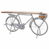 Hall Alexandra House Living Bike Silver Wood Iron 50 x 94 x 198 cm-6