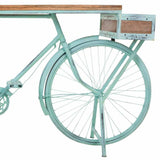 Hall Alexandra House Living Bike Turquoise Wood Iron 50 x 94 x 198 cm-2