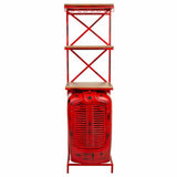 Bar unit Alexandra House Living Red 40 x 185 x 84 cm-8