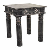 Centre Table Alexandra House Living Black Wood 56 x 61 x 56 cm-0