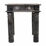 Centre Table Alexandra House Living Black Wood 56 x 61 x 56 cm-5