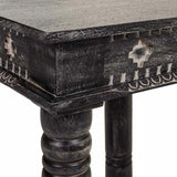 Centre Table Alexandra House Living Black Wood 56 x 61 x 56 cm-4