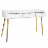 Hall Table with Drawers Alexandra House Living Golden MDF Wood 41 x 78 x 120 cm-4