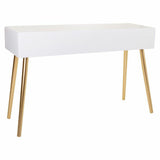 Hall Table with Drawers Alexandra House Living Golden MDF Wood 41 x 78 x 120 cm-3