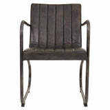 Reception Chair Alexandra House Living Black Dark grey-6