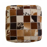 Pouffe Alexandra House Living Leather 40 x 40 x 40 cm-2