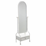 Free standing mirror Alexandra House Living White Iron 38 x 184 x 65 cm-0