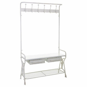 Hall Alexandra House Living White Iron 39 x 183 x 104 cm-0