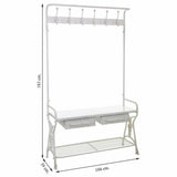 Hall Alexandra House Living White Iron 39 x 183 x 104 cm-1