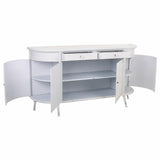 Sideboard Alexandra House Living White Iron 40 x 80 x 150 cm-7