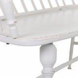 Bench Alexandra House Living White Iron 53 x 86 x 128 cm-2