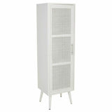 Cupboard Alexandra House Living Silver white wedding Bamboo MDF Wood 37 x 139 x 40 cm-0