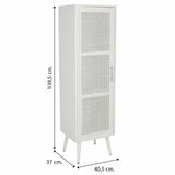 Cupboard Alexandra House Living Silver white wedding Bamboo MDF Wood 37 x 139 x 40 cm-1