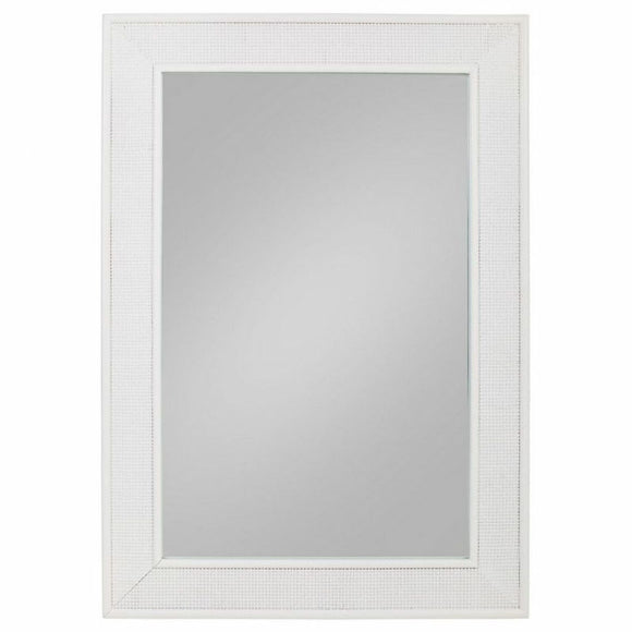 Wall mirror Alexandra House Living Silver Bamboo MDF Wood 2 x 100 x 70 cm-0