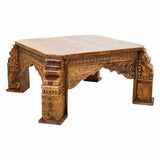 Centre Table Alexandra House Living Mango wood 102 x 48 x 102 cm-0