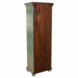 Cupboard Alexandra House Living Blue Mango wood 40 x 165 x 56 cm-1