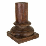 Candle Holder Alexandra House Living Recycled Wood 29 x 45 x 30 cm-0