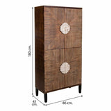 Cupboard Alexandra House Living Fir wood MDF Wood 180 x 41 x 86 cm-1