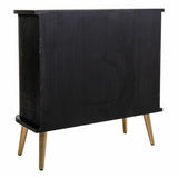 Chest of drawers Alexandra House Living Black MDF Wood 35 x 81 x 80 cm-4