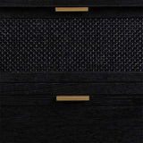 Chest of drawers Alexandra House Living Black MDF Wood 35 x 81 x 80 cm-2