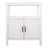 Sideboard Alexandra House Living White Pine MDF Wood 80 x 40 x 68 cm-5