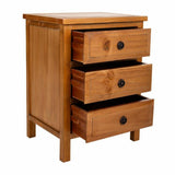 Nightstand Alexandra House Living Brown 62 x 37 x 47 cm-5