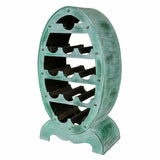 Bottle rack Alexandra House Living Green Wood 27 x 85 x 46 cm 12 bottles-5