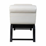 Bench Alexandra House Living White Polyurethane MDF Wood 40 x 65 x 90 cm-4