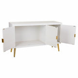 Sideboard Alexandra House Living White Golden MDF Wood 41 x 71 x 120 cm-4