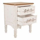 Nightstand Alexandra House Living White 38 x 62 x 48 cm-5